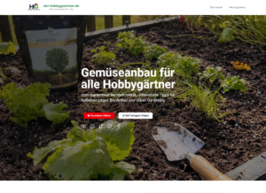 Webseite Der Hobbygärtner